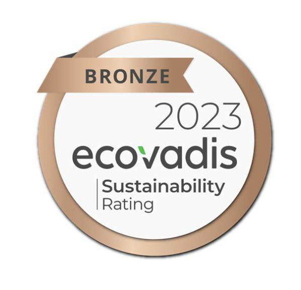 2023 EcoVadis Sustainability Rating BRONZE